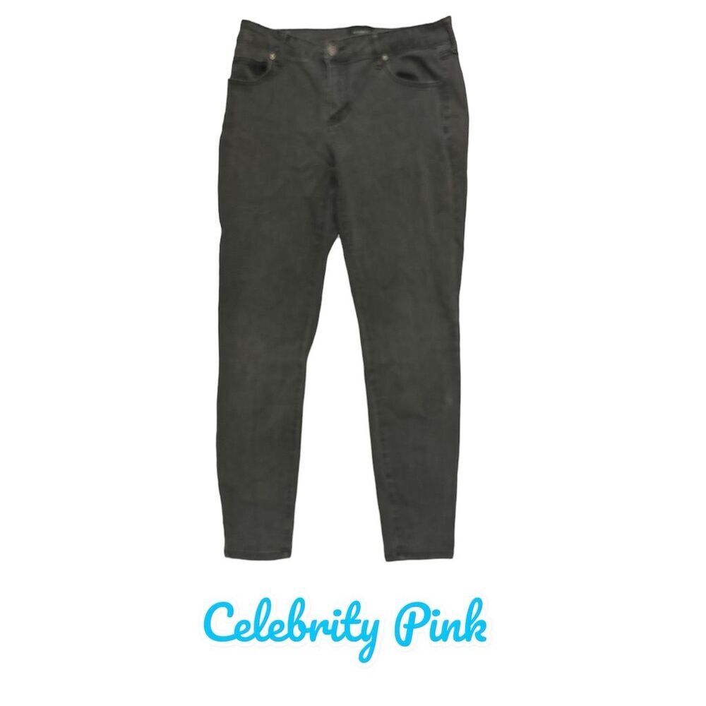 Celebrity Pink Women's Skinny Jeans Black Size 11/30 Stretch Slim Fit